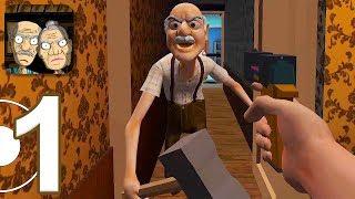 Grandpa And Granny Escape - Gameplay Walkthrough Part 1 - Chapter 1 iOS Android