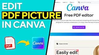 How to Edit PDF Picture in Canva