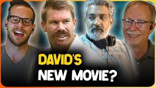 David Warner with SS RajaMouli  New Ad Reaction 