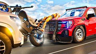 Dangerous Motorbike Crashes #02  BeamNG.Drive