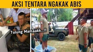 TNI Kocak Abiss... Deretan Aksi Tentara Paling Bikin NGAKAK