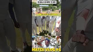 I Played Match After Long Time  30 To Win of 28 balls in slow pitch  Nothing But Cricket Vlogs