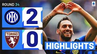 INTER-TORINO 2-0  HIGHLIGHTS  Calhanoglu at the double  Serie A 202324