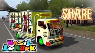 Share Livery Hasil Lombok  Mod Canter By ADS  FREE