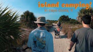 island camping - cayo costa florida CAUGHT AN 8FT SHARK??