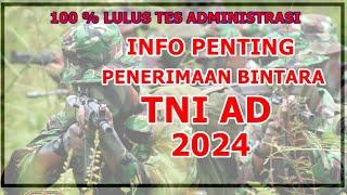 BINTARA TNI AD 2024. SEGERA DAFTAR