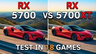 RX 5700 vs RX 5700 XT  Test In 18 Games at 1080p  2023