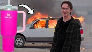 Will A Stanley Mug Actually Survive A Car Fire?