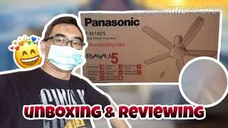 Unboxing new Panasonic 5 blades ceiling fans