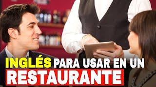 Lección de inglés para restaurantes  ¡Cómo ordenar pedir la cuenta y más