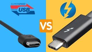 USB-C vs Thunderbolt 4 - The Differences Explained In Under 5 Minutes