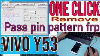 Vivo Y53 1610 Password Pin Pattern Frp bypass  one click easy removal via mrt