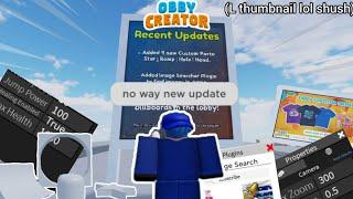 Obby Creator got another UPDATE... Roblox Obby Creator