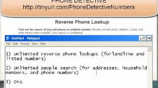 Cell Phone Detective