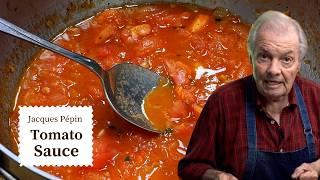 How to Make the Freshest Tomato Sauce  Jacques Pépin Cooking at Home   KQED