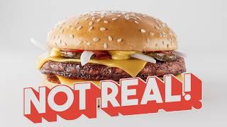 Quarter Pounder with cheese... but in 3D