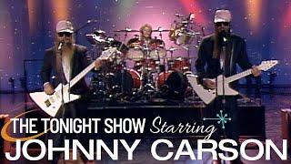 ZZ Top Make Their First Appearance on Live Television  Carson Tonight Show