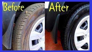 Make Tires Super Black and Shiny Renault Kwid - Best Tire Shine For The Price