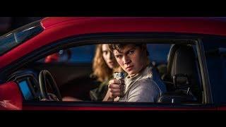 Baby Rides Red Dodge Challenger  1080 P  Baby Driver 2017