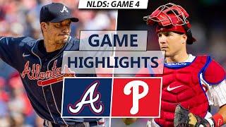 Atlanta Braves vs. Philadelphia Phillies Highlights  NLDS Game 4