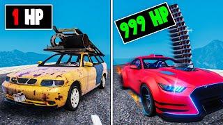 Every time I crash horsepower increases in GTA 5