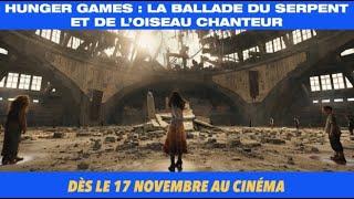 HUNGER GAMES  LA BALLADE DU SERPENT ET DE L’OISEAU CHANTEUR - LE 17 NOVEMBRE AU CINÉMA EN AFRIQUE