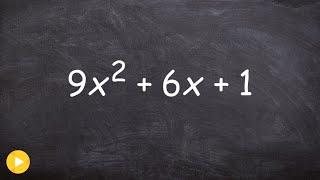 Factoring trinomials