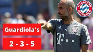 Pep Guardiolas 2-3-5 System at Bayern