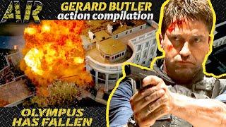 GERARD BUTLER cant stop SAVING THE WORLD  OLYMPUS HAS FALLEN 2013