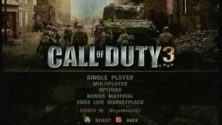 Call of Duty 3 Menu Music Theme High Quality