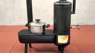 Outdoor wood stove  Idea is number 1