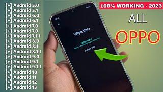 2023 Method- All Oppo Reset Password How to fix forgot lockscreen Password Any Oppo Phone