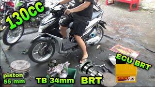 HONDA BEAT INJEKSI BORE UP 130CC FULL BRT