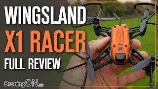 DroningON  Wingsland X1 FPV Racing Drone Review Unboxing & Flight Test