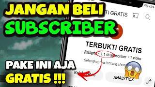 DARI PADA BELI MENDING PAKE CARA INI AJA GRATIS  Cara Menambah Subscriber Youtube 2023 Gratis Aman