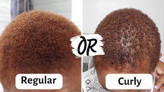 I taught myself HOW TO DEFINE CURLS ON short TWA natural hair  2023 TUTORIAL