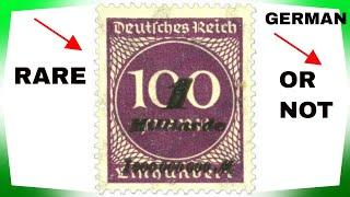 Germany  German 1923 old stamp values