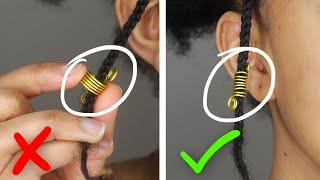 How To Adjust Size of Loc & Braid Coil Hair Jewelry