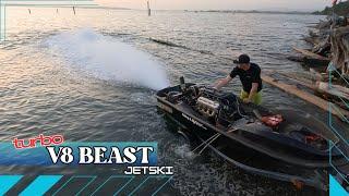 Cant believe I didnt figure this out sooner.... v8 turbo jetski run in water