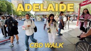 【4K】Australia Adelaide City Tour   CBD Walk Through  After-school Time