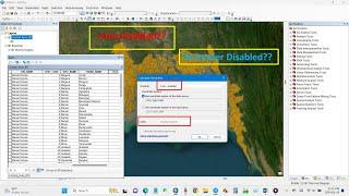 Area Perimeter Calculate Geometry Tool Disabled Problem Solved in ArcGIS
