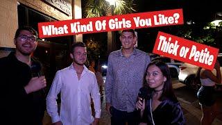 Asking GUYS - What Girls Do You Like? Petite Or Thic? - Pedestrian Interview