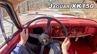 1961 Jaguar XK150 - The British Inline 6 You Need To Drive POV Binaural Audio