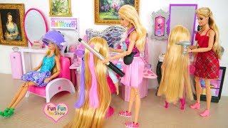 New Pink Beauty Salon for Barbie dolls Friseursalon für Barbie Penata rambut salon untuk Boneka