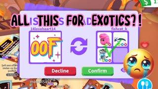  IT WAS A BIG LOSE? I OVERPAID FOR EXOTIC NEON CANDYFLOSS & NEON PIRATE GHOST  Adopt Me - Roblox