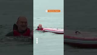 #UK Liberal Democrats leader falls off paddle board