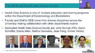 Master’s and Certificate in Health Data Science Information Session