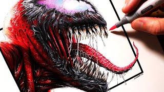 Drawing CARNAGE - VENOM LET THERE BE CARNAGE - FAN ART