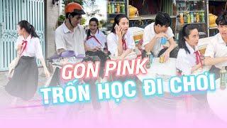 Mấy bà trốn học đi chơi với zai kiểu  Gon Pink