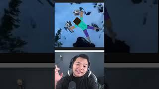 REACT MEME MINECRAFT LUCU INDONESIA #159 #shorts